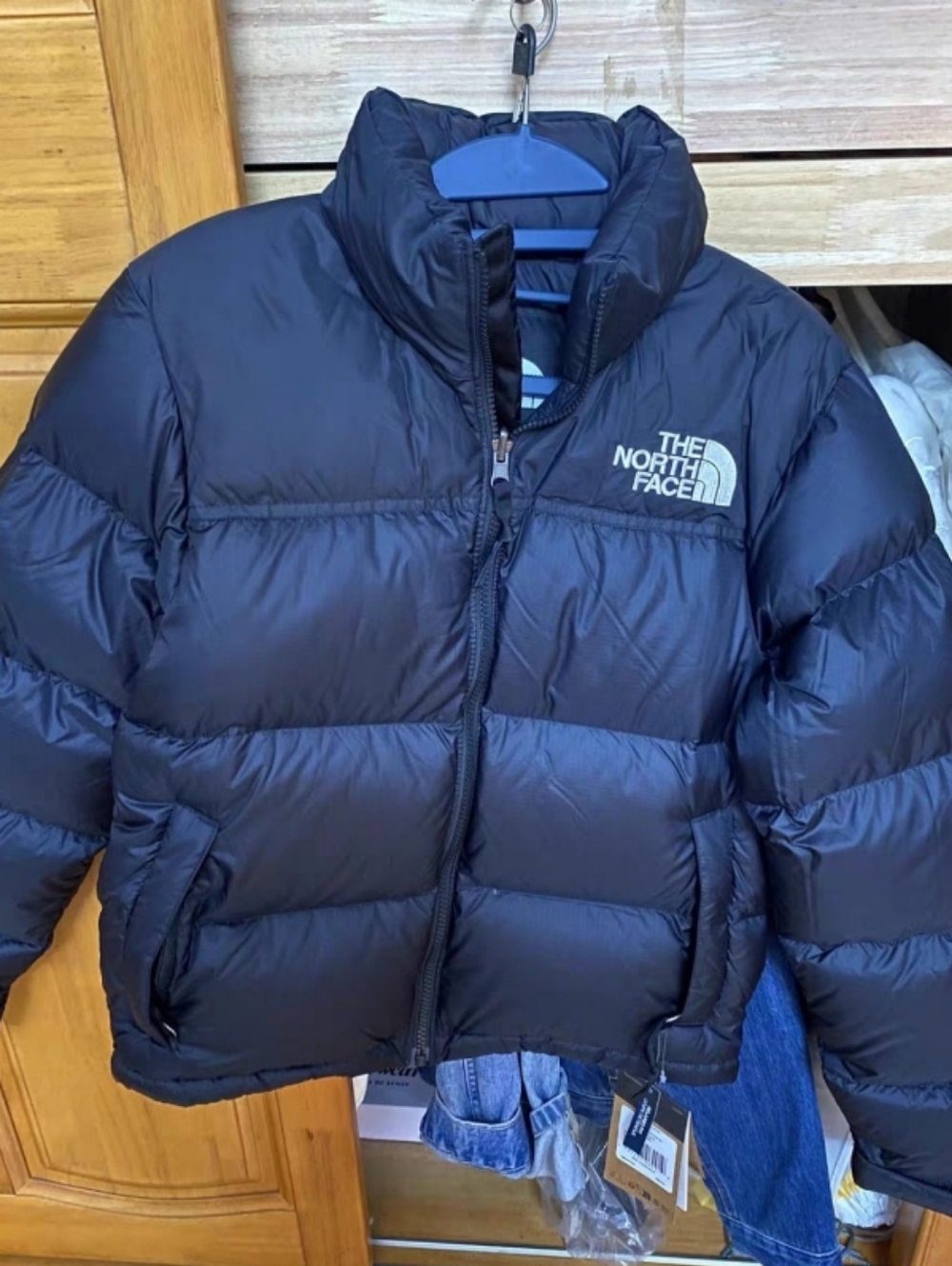 The North Face Black Puffy Down Jacket